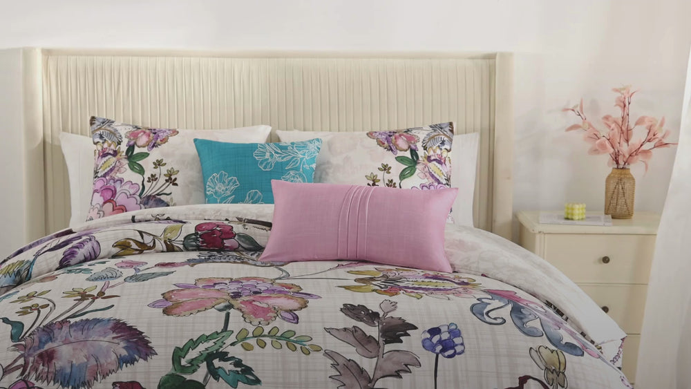 Bebejan Watercolor Jacobean 5 Piece Reversible Comforter Set Comforter Sets By Bebejan®