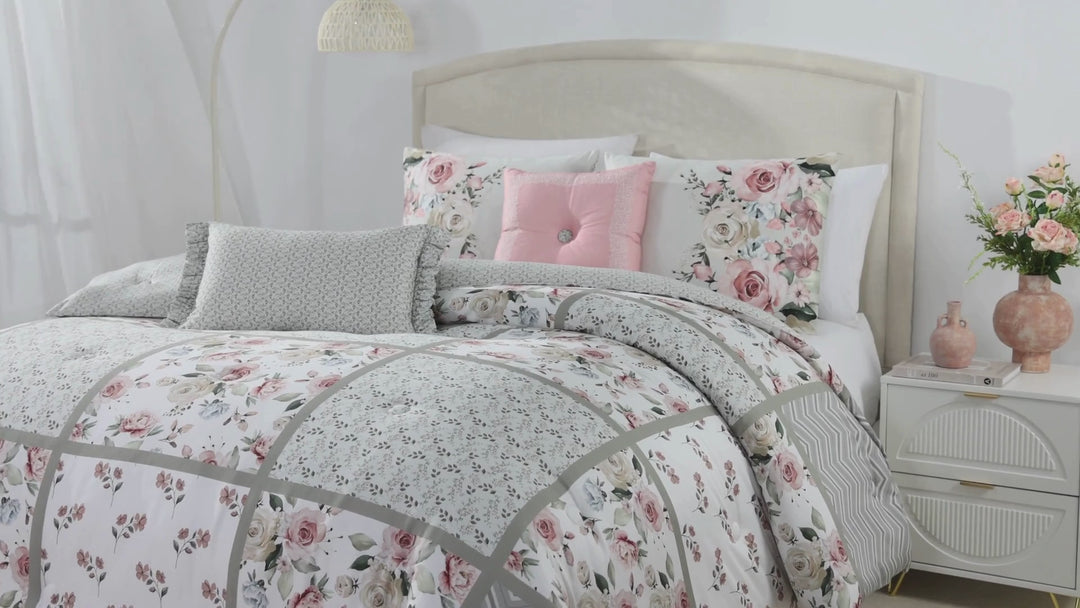 Bebejan Sage Serenity 5 Piece Reversible Comforter Set Comforter Sets By Bebejan®