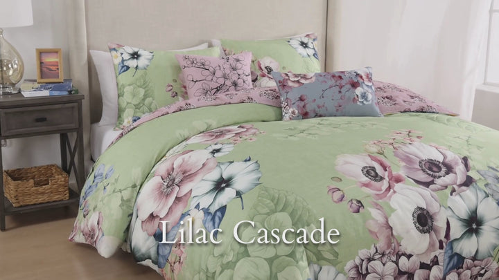 Bebejan Lilac Cascade 5 Piece Reversible Comforter Set Comforter Sets By Bebejan®