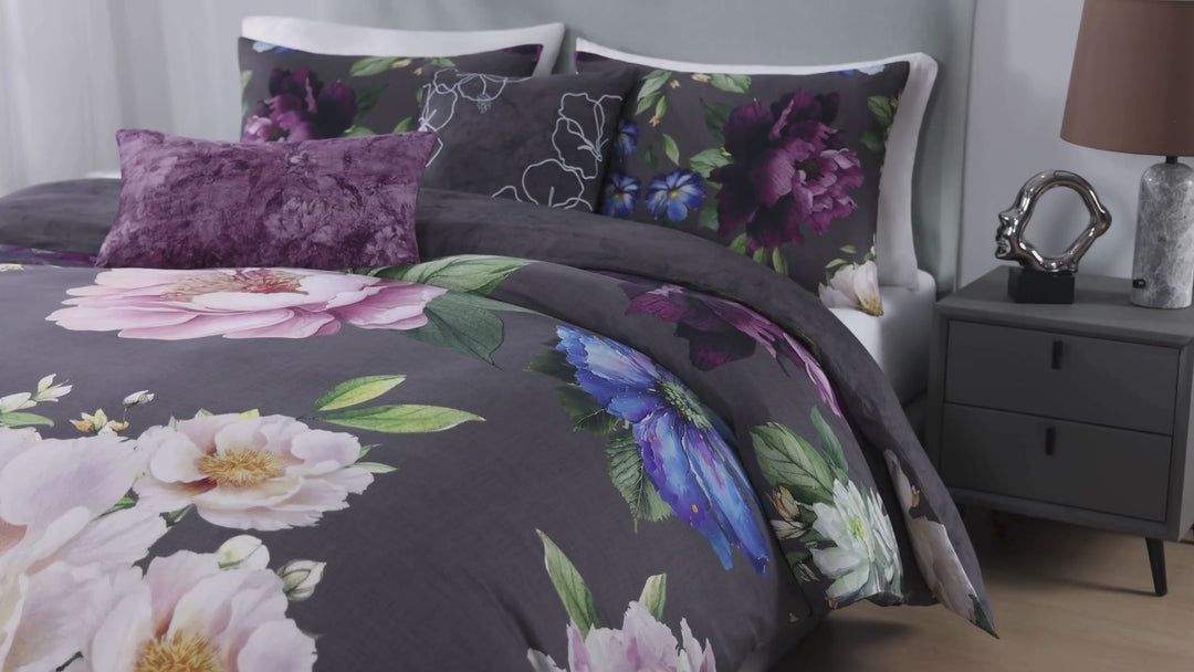 Bebejan Elegant Blossoms 5 Piece Reversible Comforter Set Comforter Sets By Bebejan®