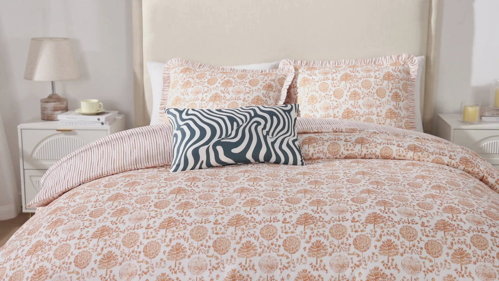 BebeTeen Clay Trees Reversible Comforter Set Comforter Sets By Bebejan®