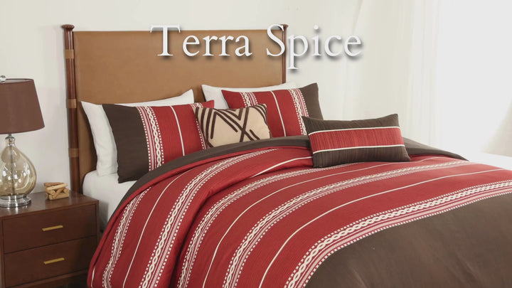 Bebejan Terra Spice 5 Piece Reversible Comforter Set Comforter Sets By Bebejan®