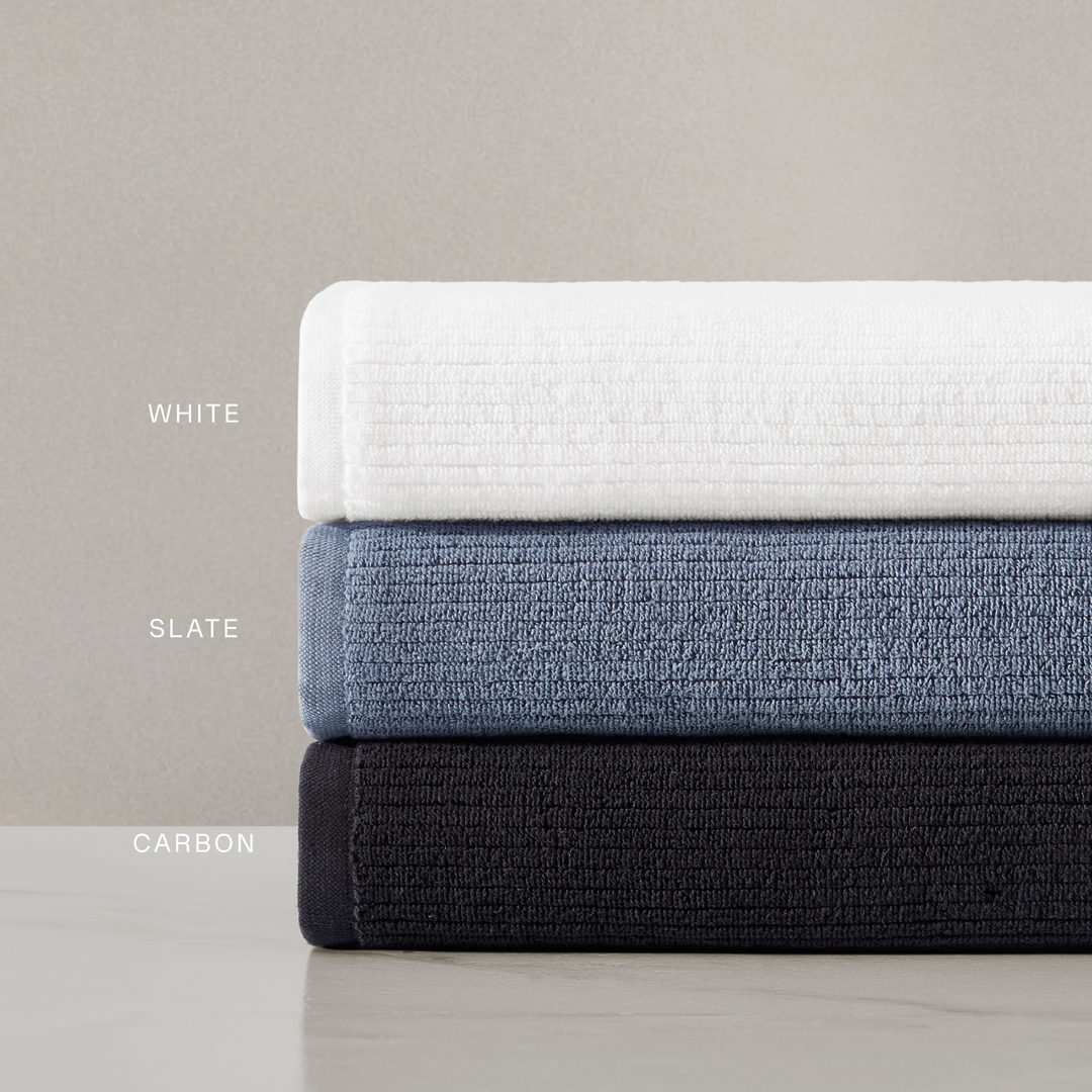 Egyptian Cotton Ribbed Towels Towels By Pure Parima