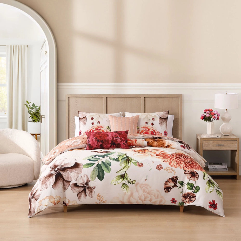 Bebejan Hazy Blossom Oblong Decorative Throw Pillow - Final Sale Throw Pillows By US Office - Latest Bedding