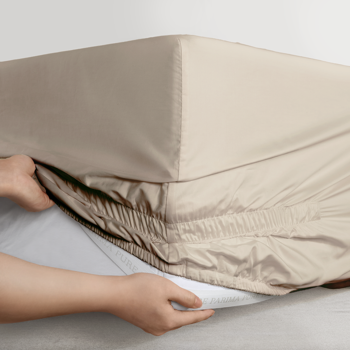 Purefect Fit Adjustable Sateen Fitted Sheet Fitted Sheet By Pure Parima