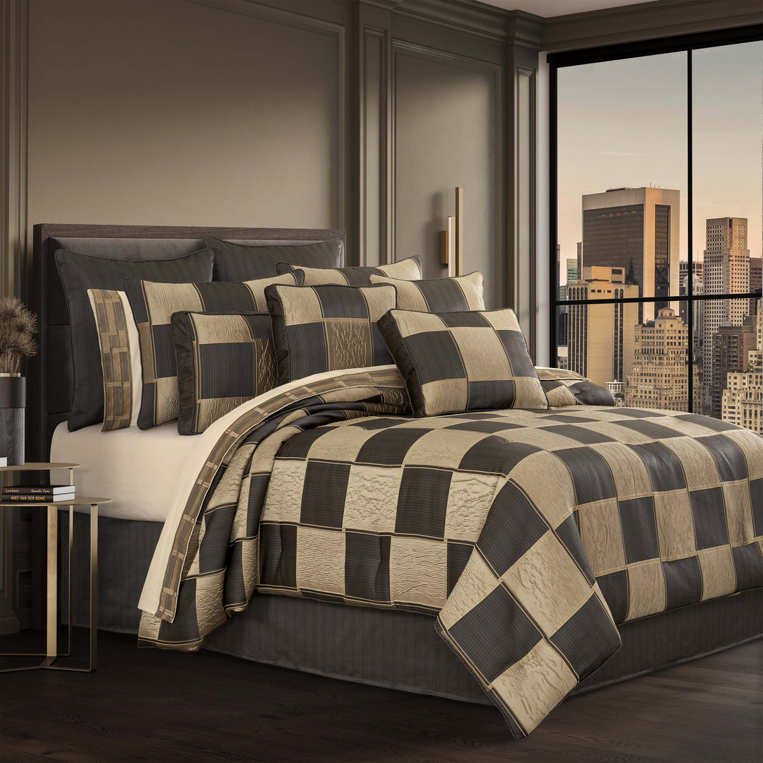 LaBoheme Onyx 4 Piece Comforter Set Comforter Sets By J. Queen New York