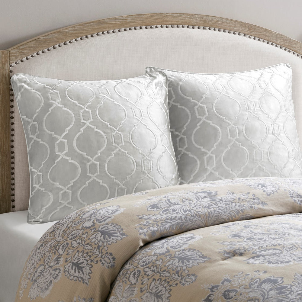 Montague Silver Euro Sham Euro Sham By Croscill Home LLC
