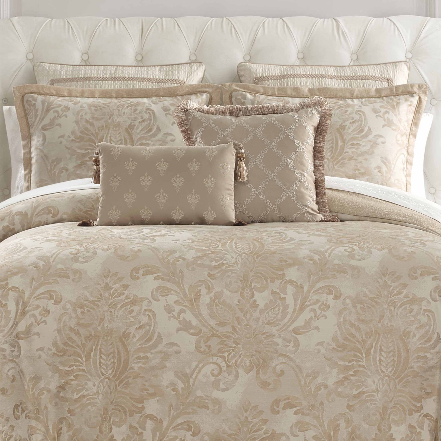 Waterford Annalise Gold Decorative Throw Pillow Set of 2 – Latest Bedding