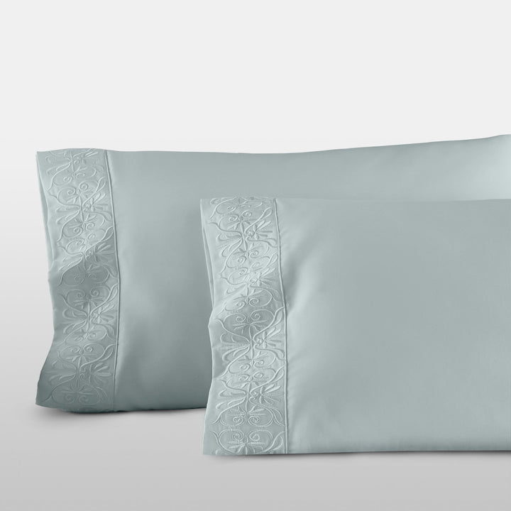 Ariane Pillowcase Set | 100% Certified Giza Egyptian Cotton Pillowcase By Pure Parima