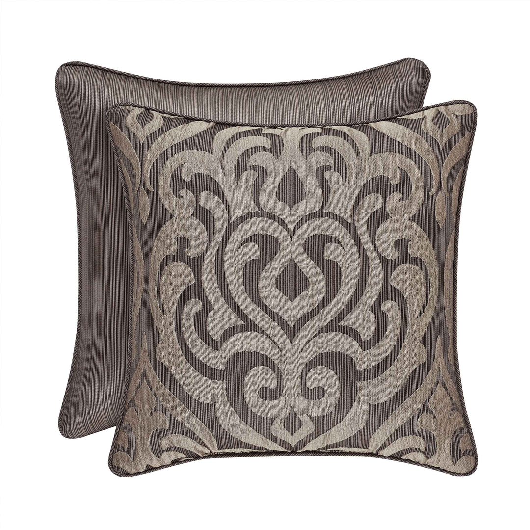 Astoria MINK Square Decorative Throw Pillow 18"W x 18"L" By J Queen Throw Pillows By J. Queen New York