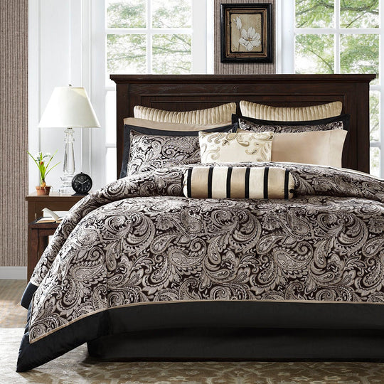 Top 45 Black Comforter Sets in King & Queen Size (2024) – Latest Bedding