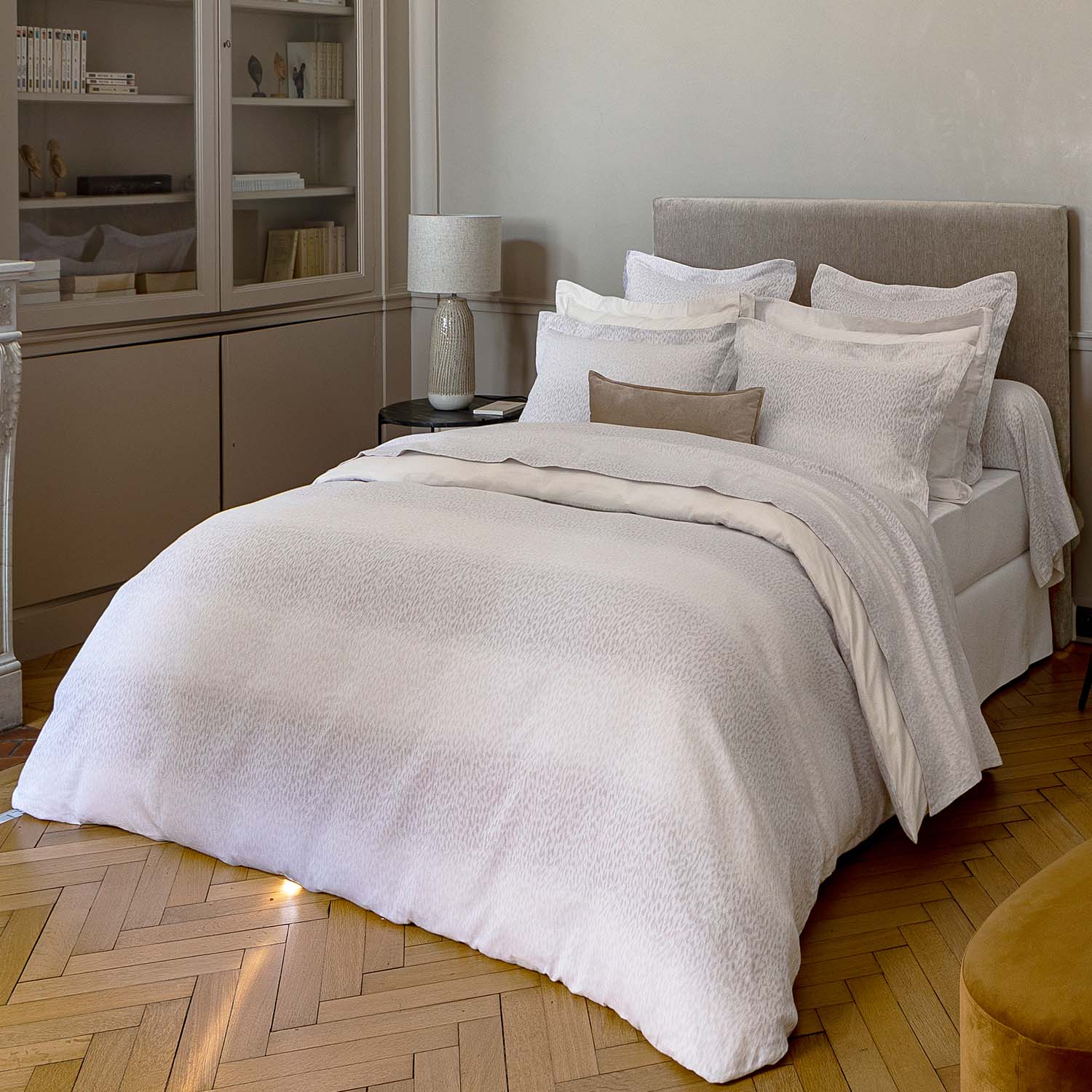 Caractere Beige Duvet Cover