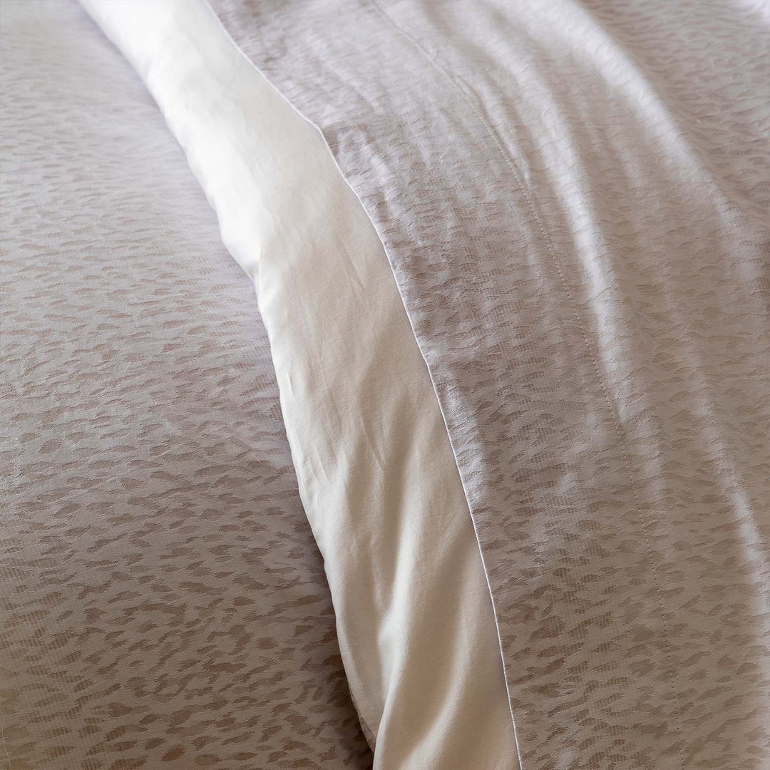 Caractere Beige Duvet Cover Duvet Covers By Anne de Solène