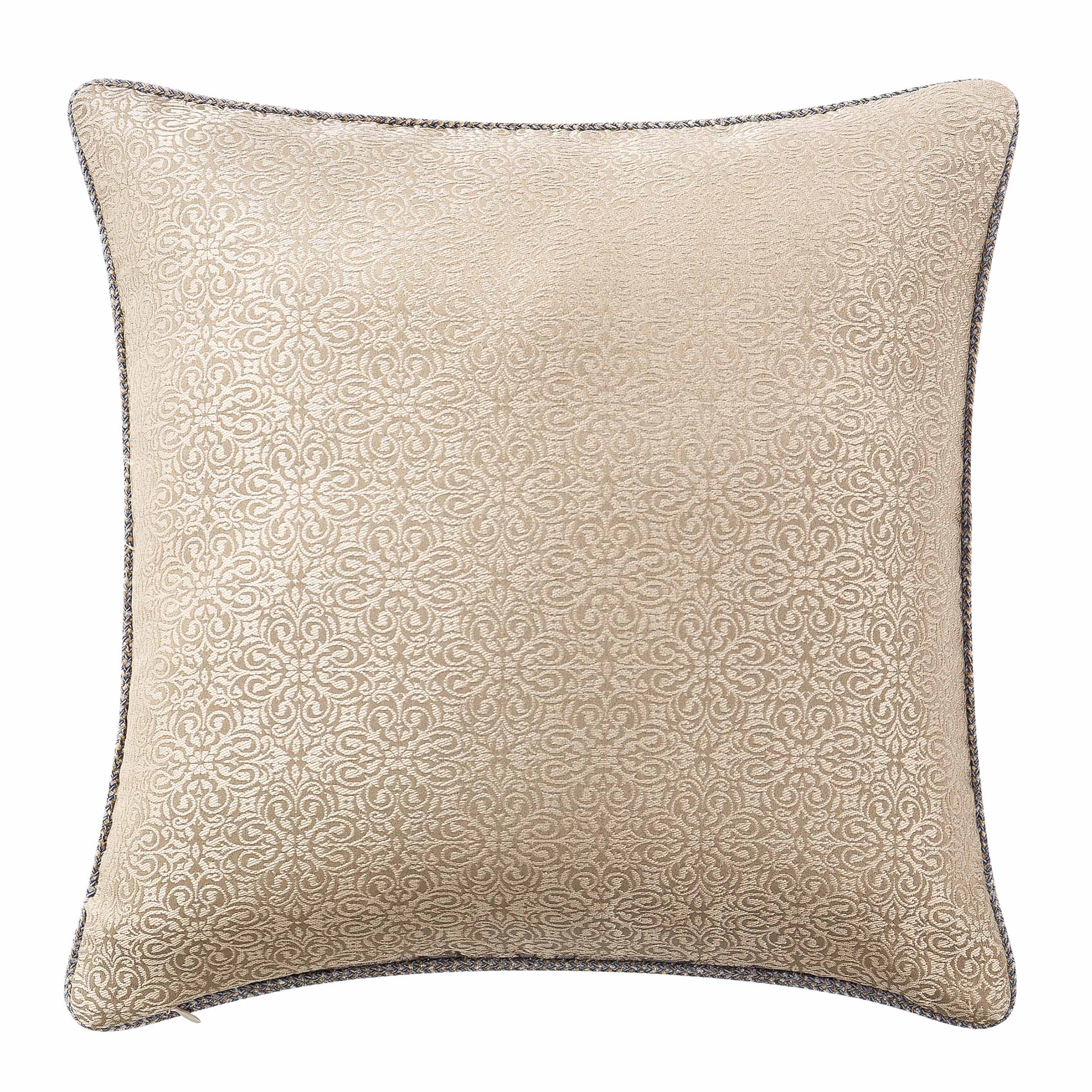 Carrick Silver Gold Decorative Throw Pillow Set of 3