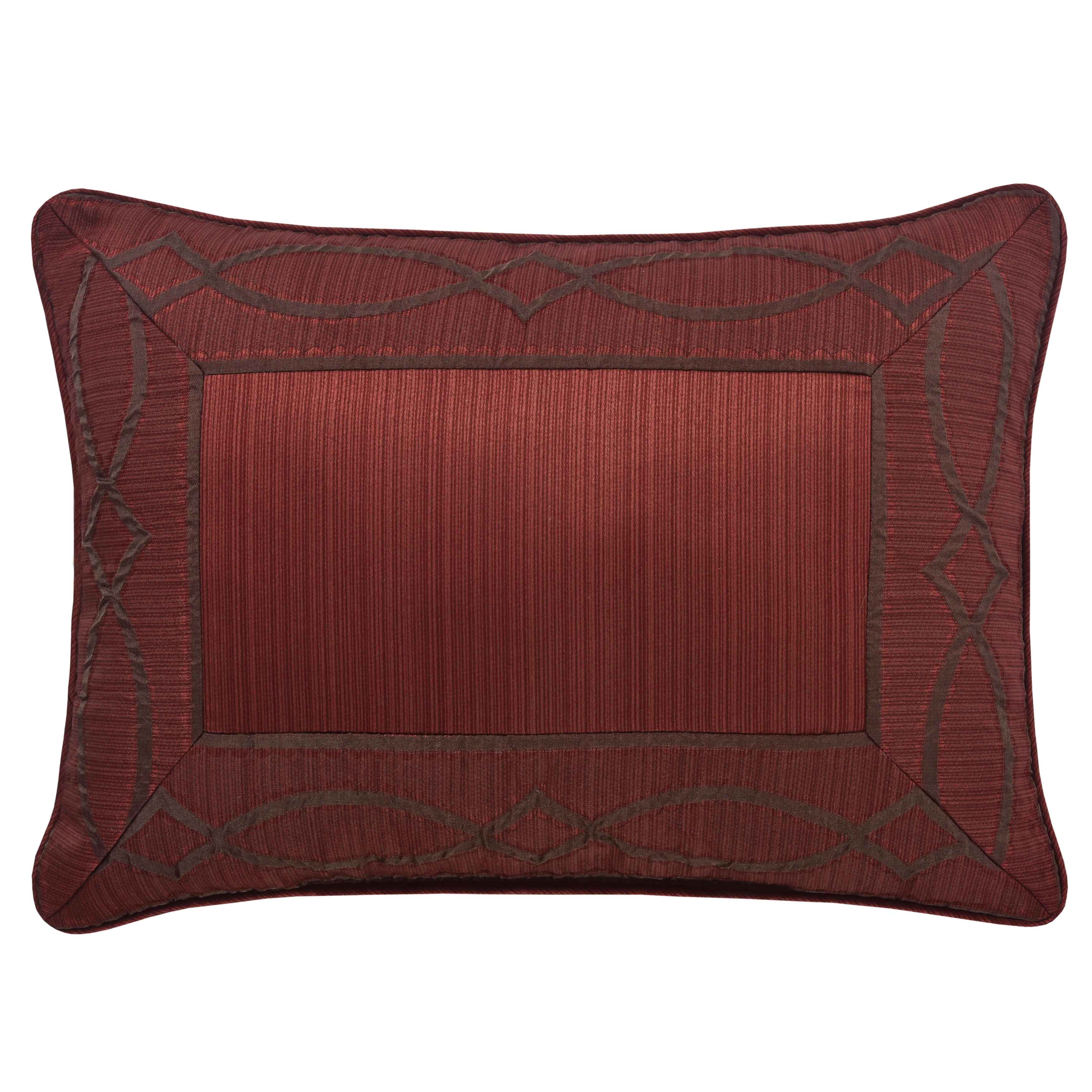 Red oblong 2025 throw pillows