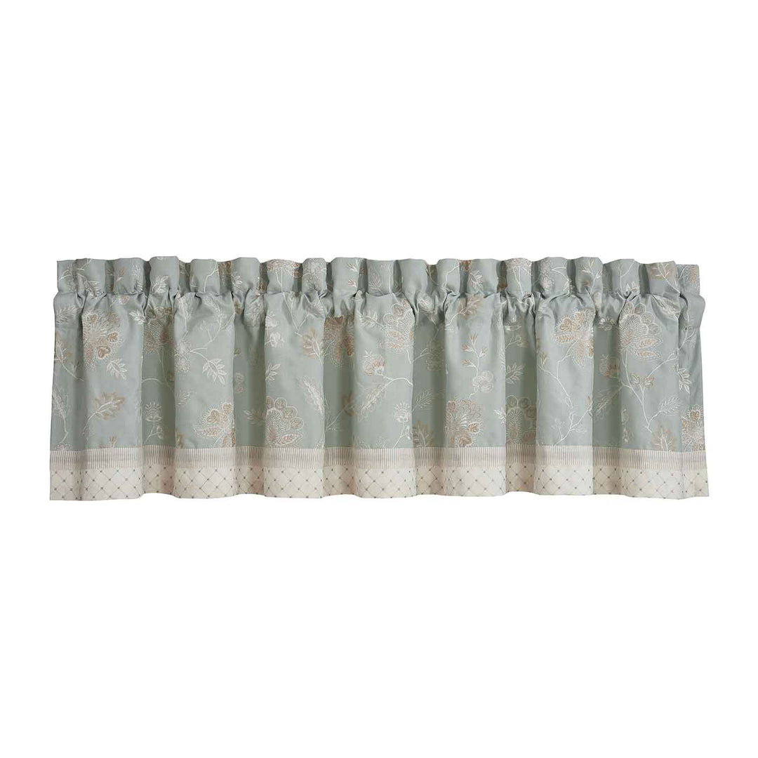 Garden View SPA Straight Window Valance By J Queen Window Valances By J. Queen New York