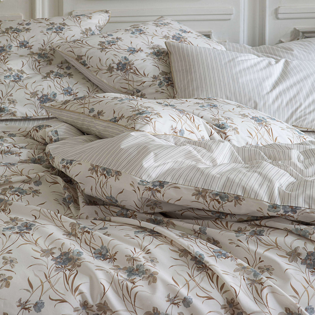 Analisa Duvet Cover, Luxury Percale Duvet Covers