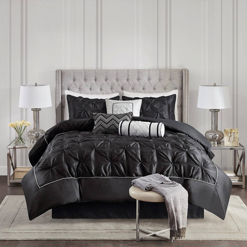 Black comforter store set king