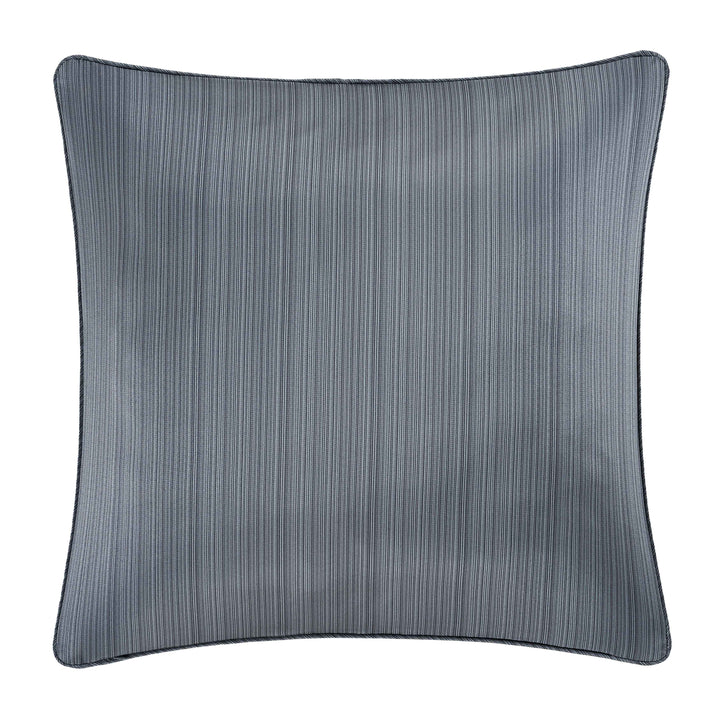 Leah Blue Square Decorative Throw Pillow 18" x 18" Throw Pillows By J. Queen New York