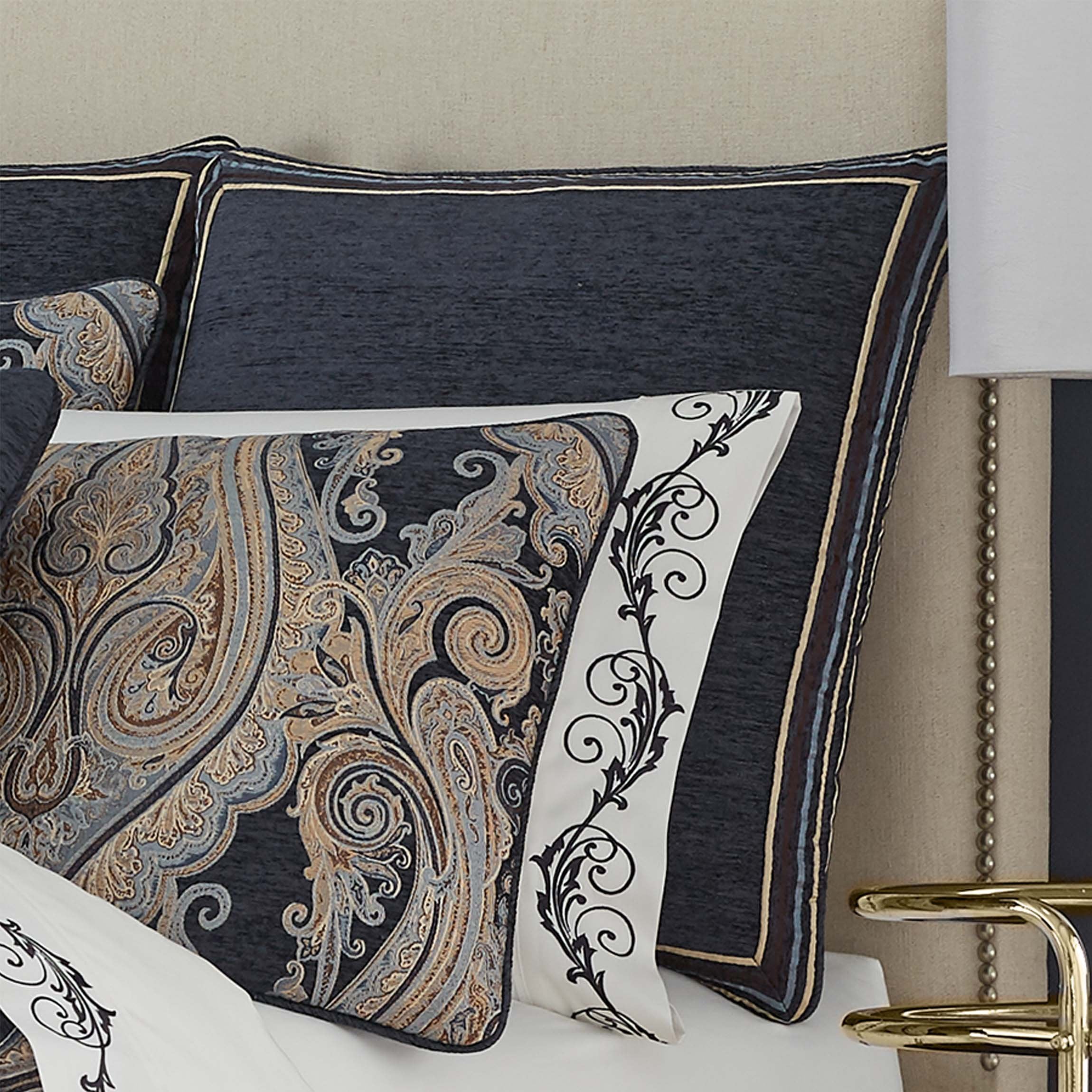 Indigo pillow outlet shams