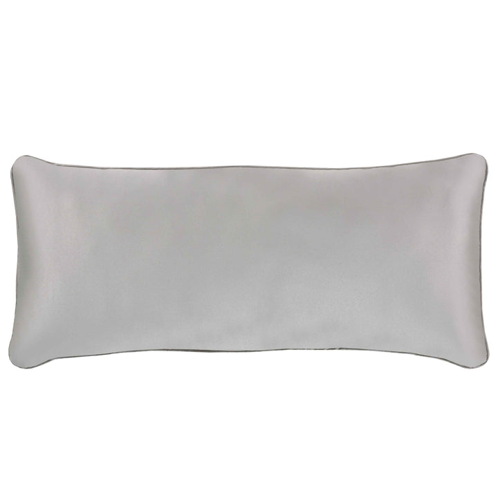 Lyndon Silver Boudoir Decorative Throw Pillow 26" x 12" Throw Pillows By J. Queen New York