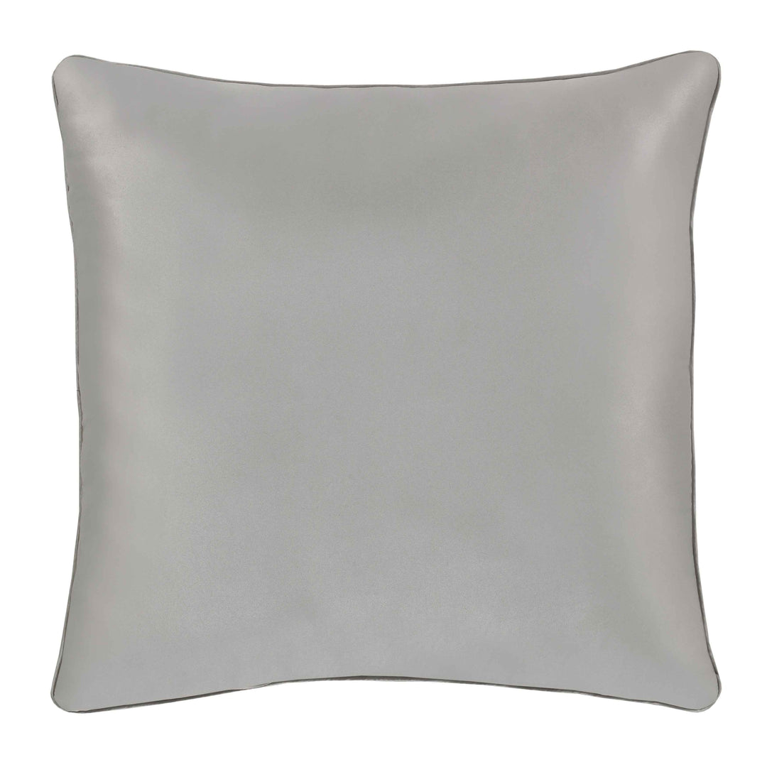 Lyndon Silver Square Decorative Throw Pillow 20" x 20" Throw Pillows By J. Queen New York