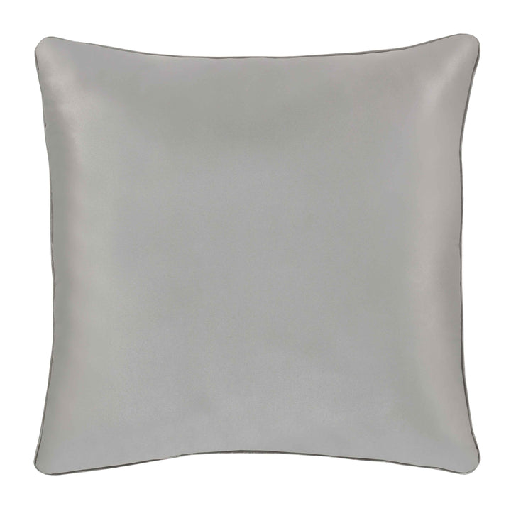 Lyndon Silver Square Decorative Throw Pillow 20" x 20" Throw Pillows By J. Queen New York