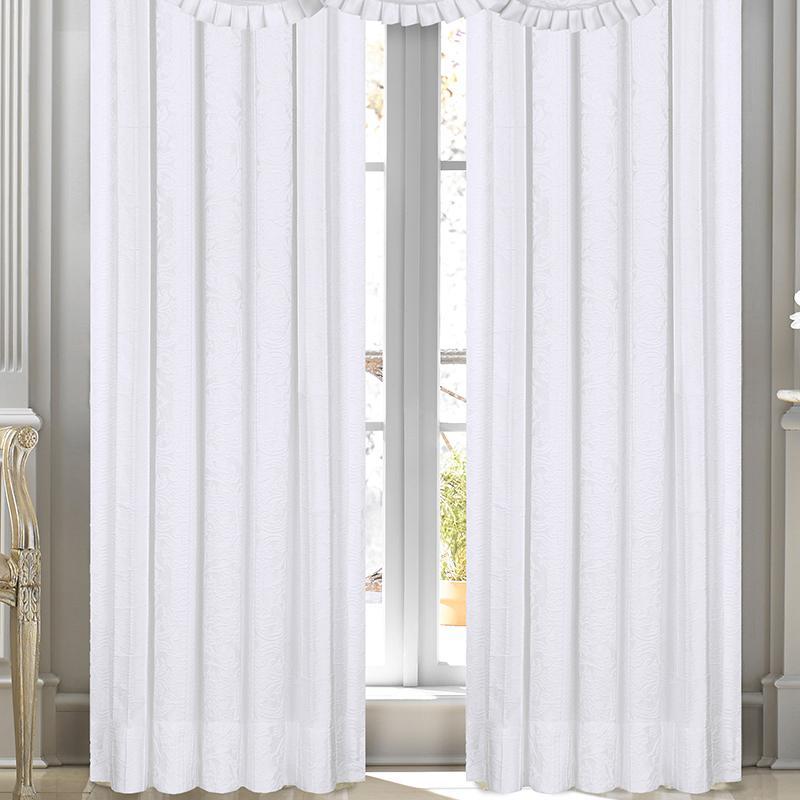 Mackay White Window Panel Pair (Set of 2) Window Panels By J. Queen New York