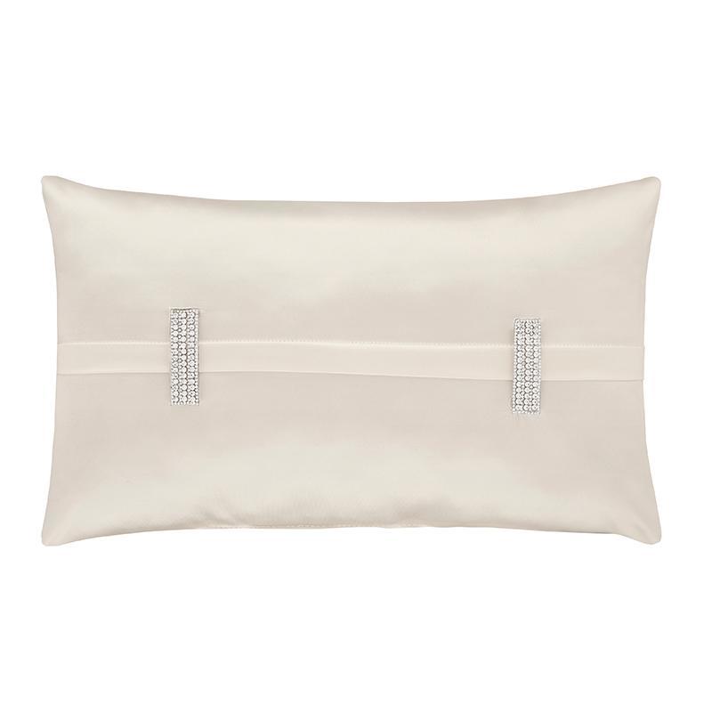 Satinique Natural Boudoir Decorative Throw Pillow By J Queen Throw Pillows By J. Queen New York