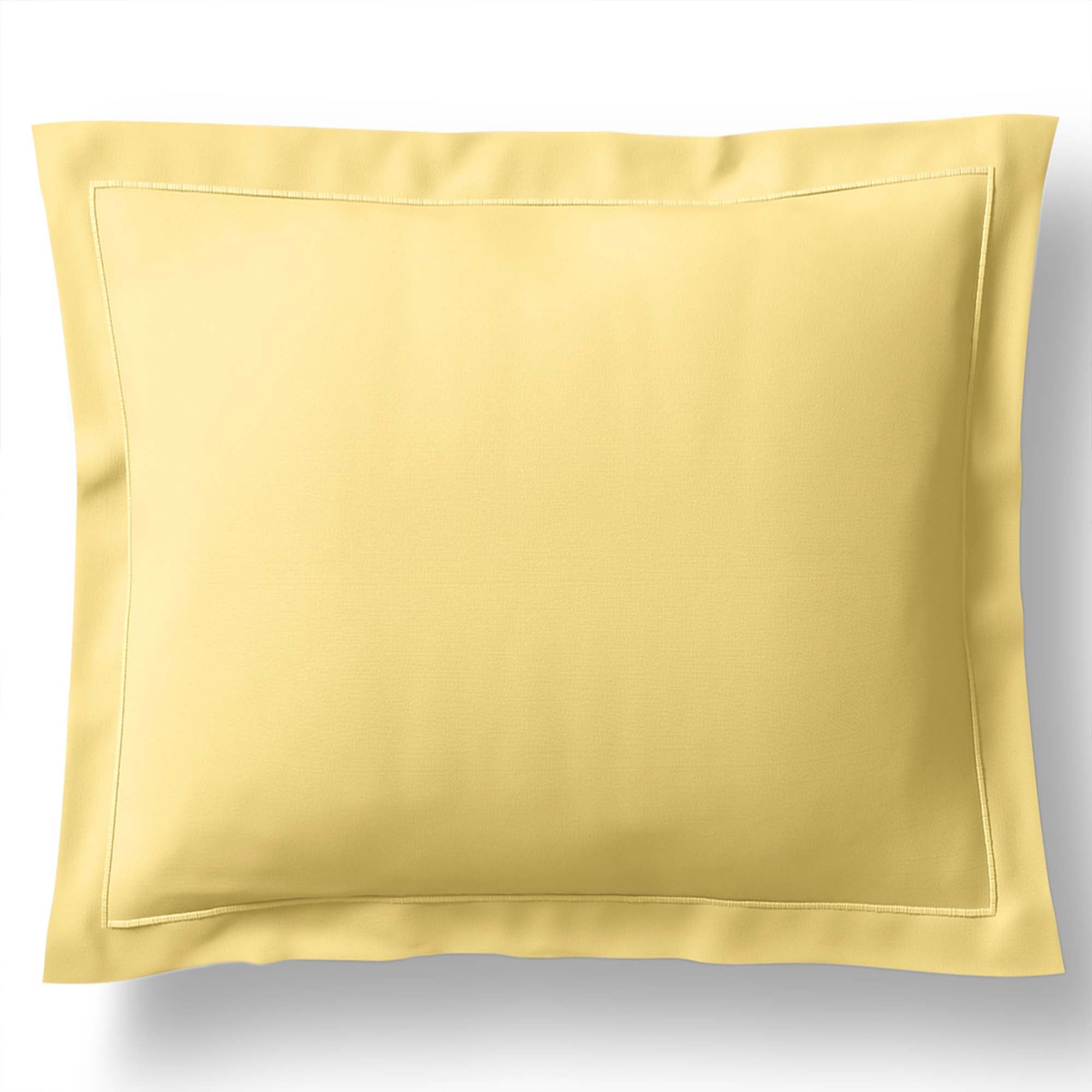 Yellow pillow hot sale sham