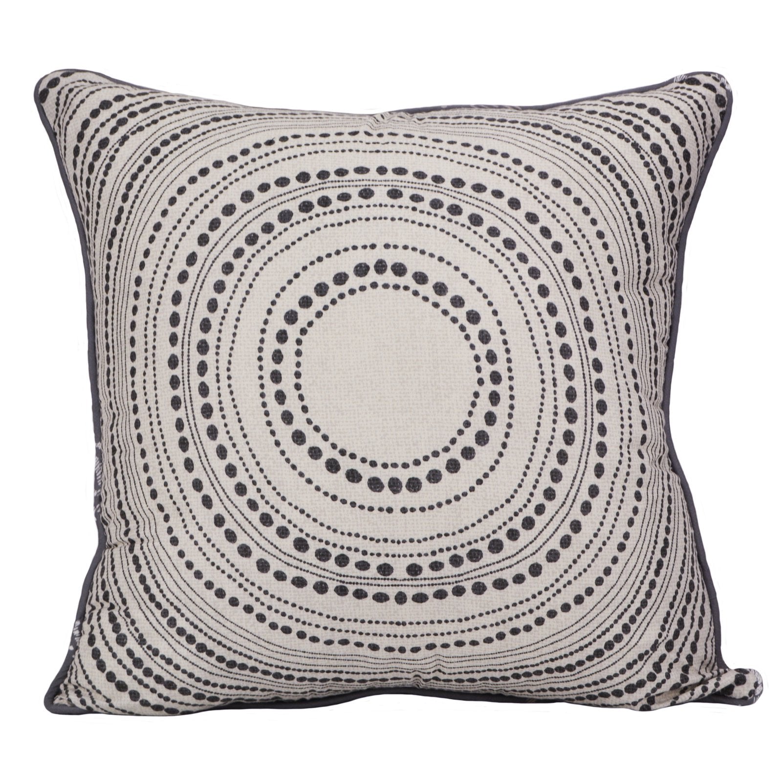 Wyoming Smoky Circle Square Decorative Throw Pillow 18